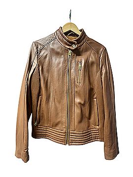 Michael Kors Leather Jacket (view 1)