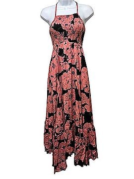 Free People Intimately Floral Halter Handkerchief Hem Maxi Dress Casual Dress (view 2)