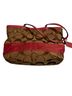 Coach Print Brown Pink Leather Tote One size - photo 1