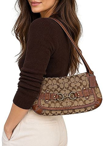 Coach Ergo Belted Leather Shoulder Bag (view 1)