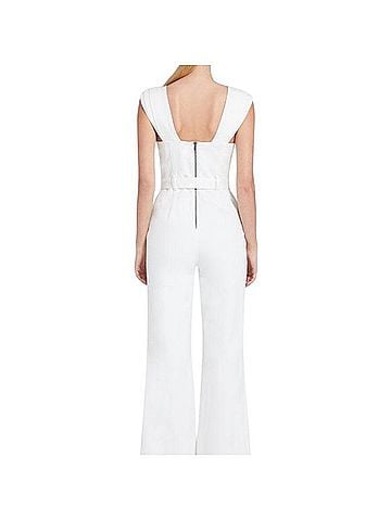 Alice + Olivia Denim Jumpsuit Overalls (view 2)