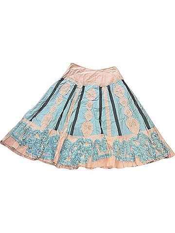 Lapis Boho Whimsy Circle Skirt Casual Skirt (view 2)