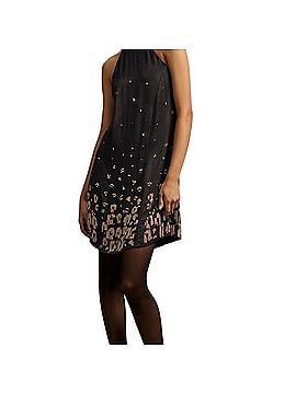 Anthropologie Beaded Halter Dress Casual Dress (view 2)