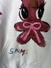 SKIMS Cotton Fleece Classic pullover Marble Happy Bunny Pullover Hoodie - photo 4