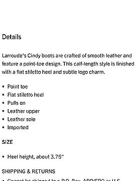 Larroudé Cindy Boot Heels (view 2)
