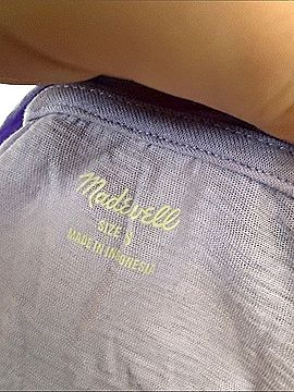 Madewell V-Neck Short Sleeve Tee T-Shirt (view 2)