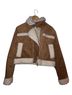 BDG Cropped Brown Corduroy Shearling Jacket Jacket - photo 1