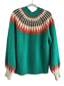 ALLSAINTS Falka Fair Ise Wool Pullover Sweater (view 2)