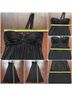 Cache 100% Polyester Solid Black Cocktail Dress Size 8 - photo 10