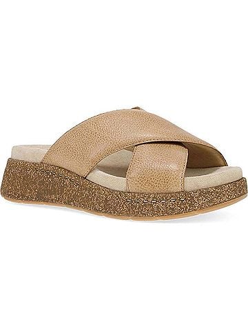 Dansko Women's Bridget Distressed Sandals in Honey (view 1)