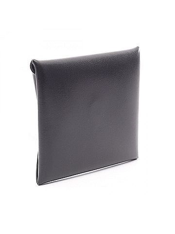Hermès Hermes Bastia Wallet - Coin Purse Calfskin (Cowhide) Box Calf Leather Women's Black (view 2)