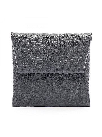 Hermès Hermes Bastia Verso Gris Misty Wallet - Coin Purse Veau Epsom Leather Women's Gray (view 1)