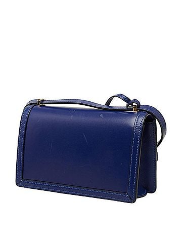 Loewe Loewe Barcelona Crossbody Shoulder Bag, Blue Leather, Women's LOEWE (view 2)