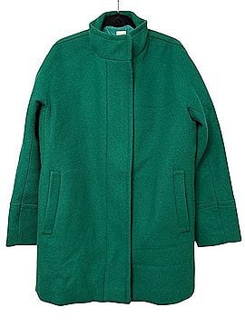 J.Crew Stadium Cloth City Green Cocoon Wool Coat Coat (view 1)