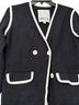 NVLT Black White Blazer Size XXS - photo 4