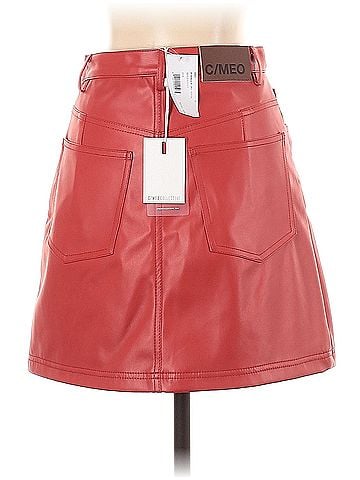 C/MEO Collective C/Meo Collective Faux Leather Skirt (view 2)