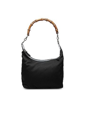Gucci Nylon Bamboo Shoulder Bag (view 1)