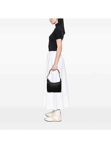 Gucci Nylon Bamboo Shoulder Bag (view 2)