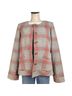 Sundance Plaid Gray Red Blazer Size 16 - photo 6