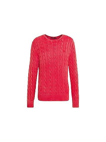 Polo by Ralph Lauren Cable Knit Crewneck Sweater Pullover Sweater (view 1)