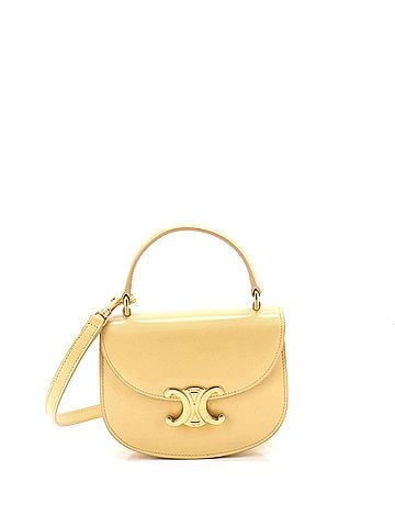 Céline Triomphe Besace Clea Top Handle Flap Bag Leather Mini (view 1)