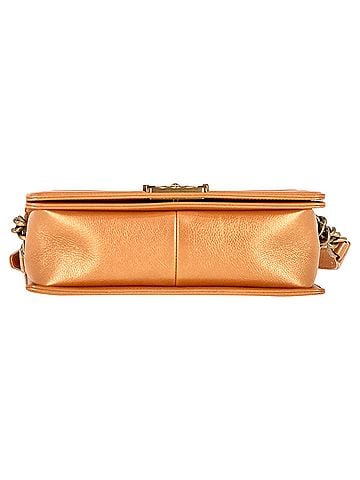Chanel Chanel Quilted Medium Boy Flap Bag in Brown Lambskin Leather (view 2)