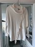 Marble Asymetrical Fringe Cotton Pullover Sweater - photo 7