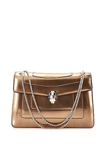 Bvlgari Serpenti Forever Shoulder Bag Patent Medium (view 1)