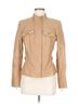 Etcetera 100% Leather Tan Etcetera Leather Jacket Size 8 - photo 1