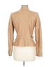 Etcetera 100% Leather Tan Etcetera Leather Jacket Size 8 - photo 2