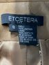 Etcetera 100% Leather Tan Etcetera Leather Jacket Size 8 - photo 5