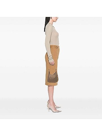 Fendi Zucchino Canvas Shoulder Bag (view 2)