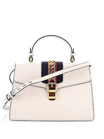 Gucci Sylvie Top Handle Bag Leather Large (view 1)