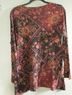 Soft Surroundings Floral Paisley Red Pink Pullover Sweater Size M (petite) - photo 4