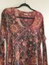 Soft Surroundings Floral Paisley Red Pink Pullover Sweater Size M (petite) - photo 5