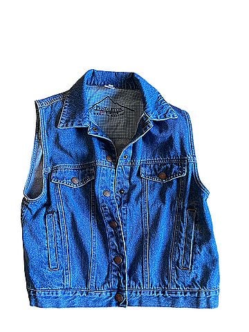 Pendleton Denim Vest (view 1)