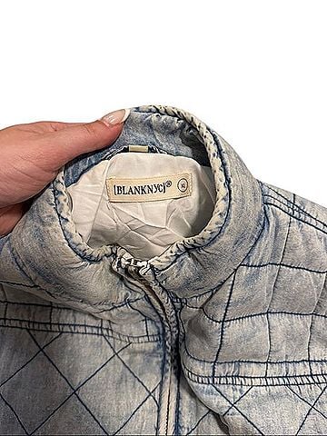 Blank NYC Demim Bomber Jacket Jacket (view 2)