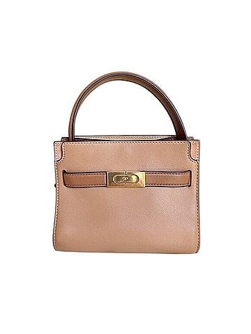 Tory Burch Petite Lee Radziwill Double Bag Leather Satchel (view 2)