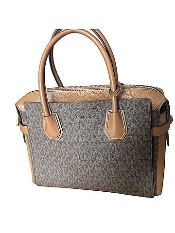 Michael Kors Leather Satchel (view 2)