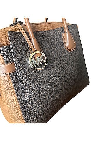 Michael Kors Leather Satchel (view 1)