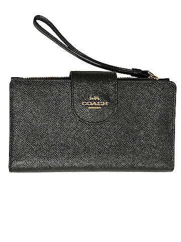 Coach Tech Wallet Leather Wristlet (view 1)