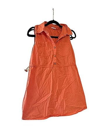 Derek Heart Sleeveless Collared Midi Dress Casual Dress (view 2)