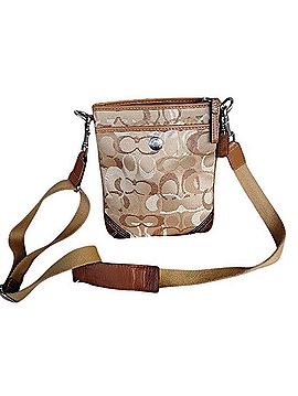 Coach Signature Canvas Messenger Crossbody Bag (view 1)