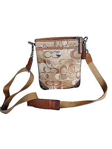 Coach Signature Canvas Messenger Crossbody Bag (view 1)
