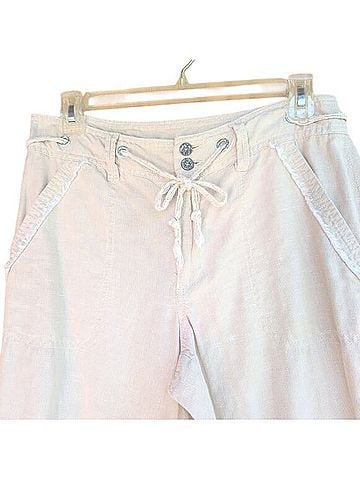 Sundance Cotton Linen Euro Summer Drawstring Pants Casual Pants (view 2)