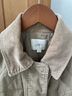 Ann Taylor LOFT 100% Cotton 100% Polyester Tan Jacket Size M - photo 3