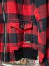 Fox Plaid Red Black Jacket Size XL (petite) - photo 4