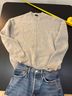 Joseph 100% Wool Color Block Gray Wool Pullover Sweater Size S - photo 5