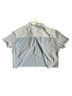 No Comment Stripes Blue White Short Sleeve Button-Down Shirt Size XL - photo 2