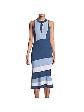 Jonathan Simkhai high neck color block print dress Casual Dress (view 2)